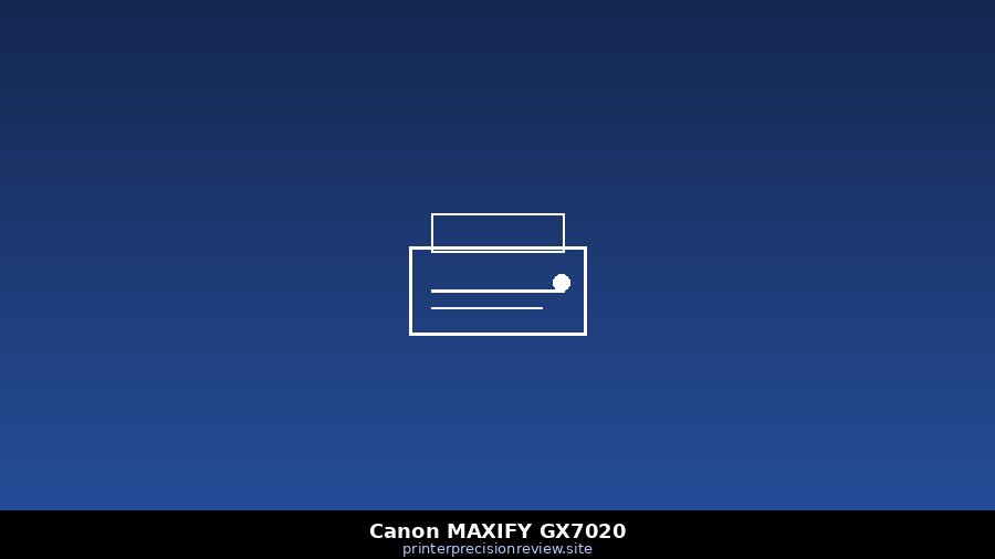 Canon MAXIFY GX7020 Review